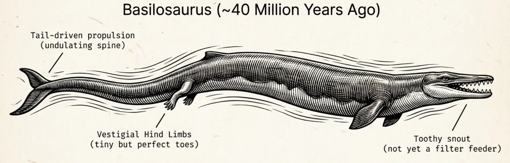 Basilosaurus - The King Lizard
